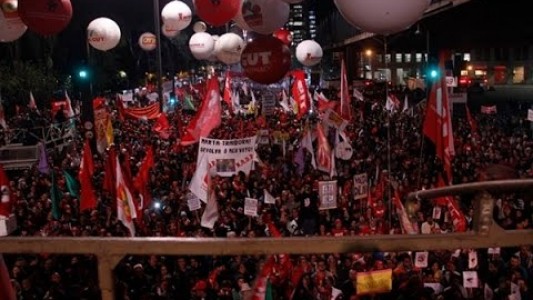 ATO CONTRA GOVERNO GOLPISTA #ForaTemer
