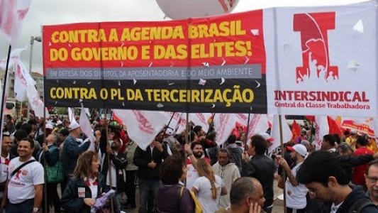Contra o ajuste fiscal e a Agenda Brasil. Ato 20 de agosto de 2015
